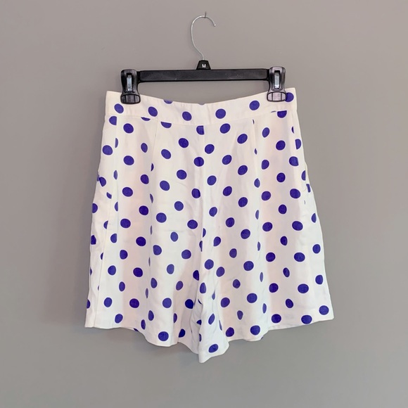 Vintage High Waisted IN-CLOTHES Polka Dot Shorts - Picture 2 of 5